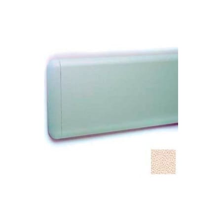 Pawling Wall Guard W/Rounded Top & Bottom Edges, Aluminum Retainer, 7-3/4"H x 12'L, Dover White WG-8-12-676